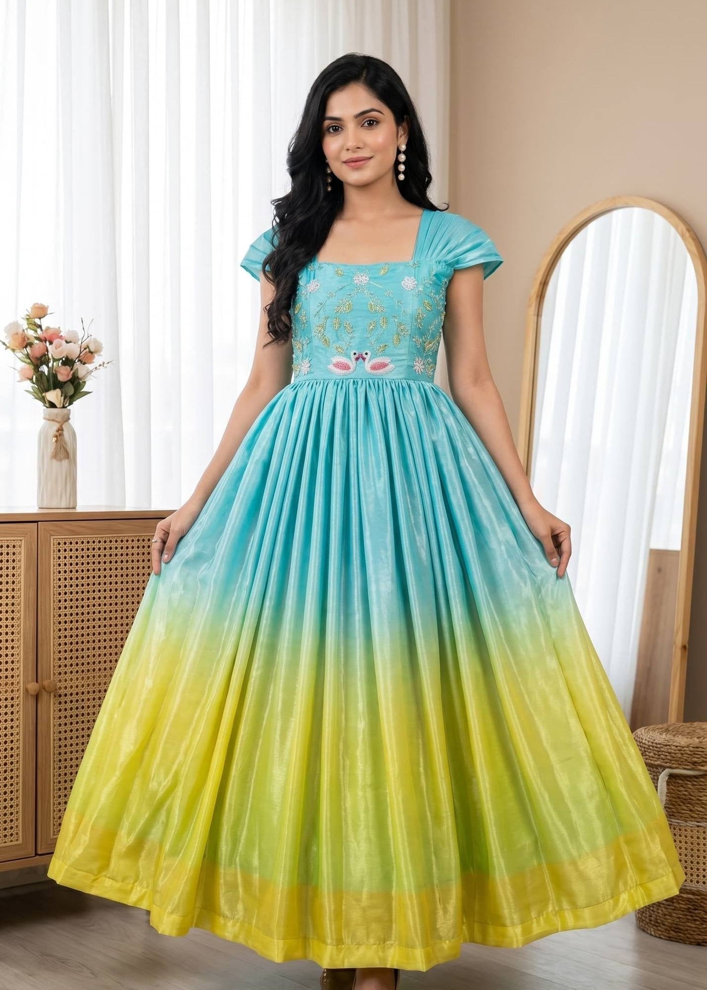 Pastel Swan Dream Gown Collection