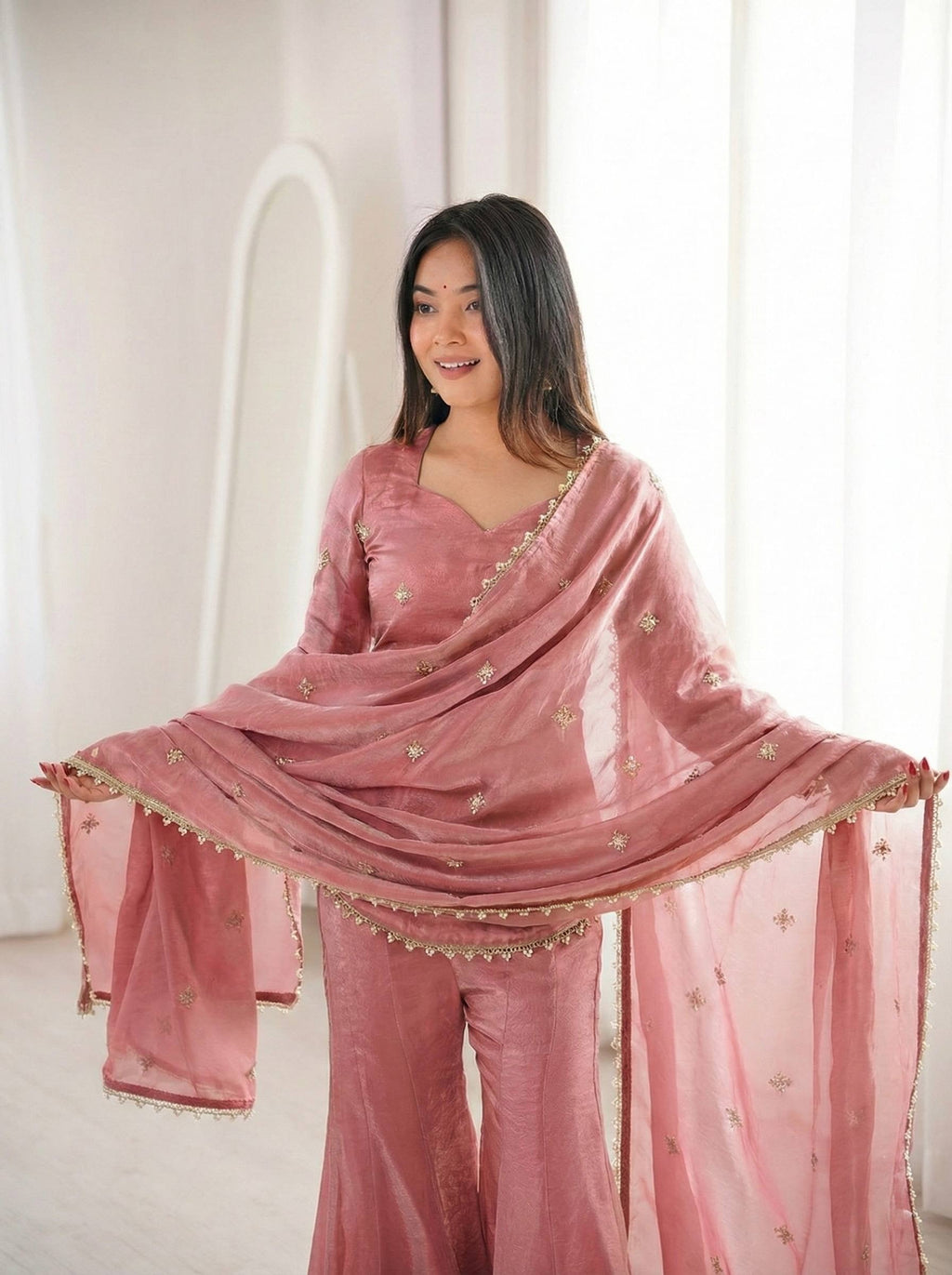 Gulabi Mehfil Sharara Set