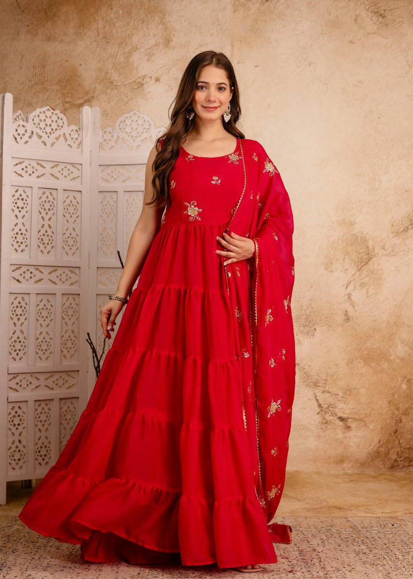 Timeless Grace Star Anarkali Set