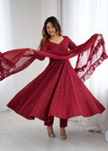 Classic Lukhnowi Georgette Anarkali