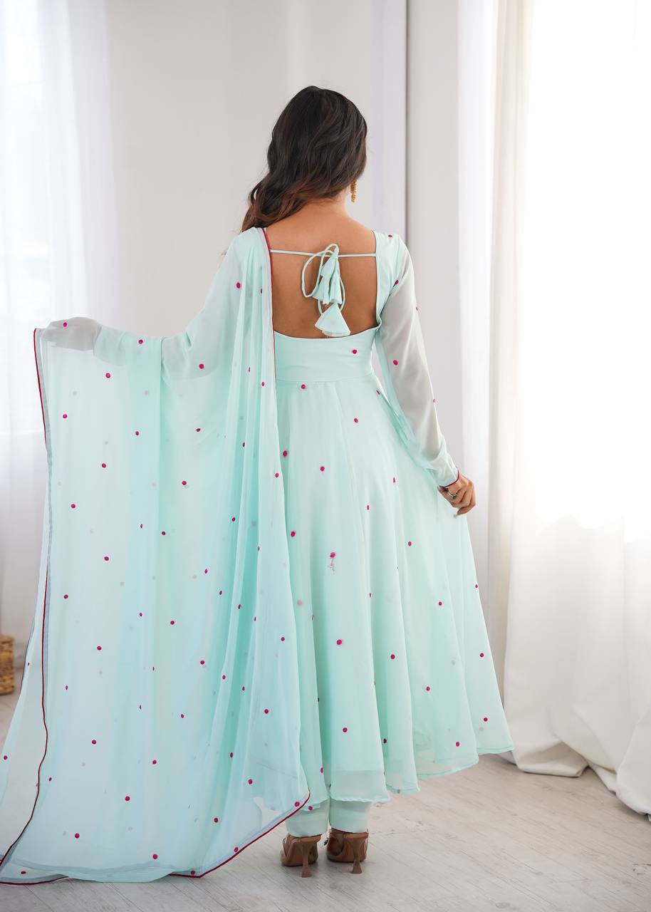 Soft Sunshine Anarkali Suit Set