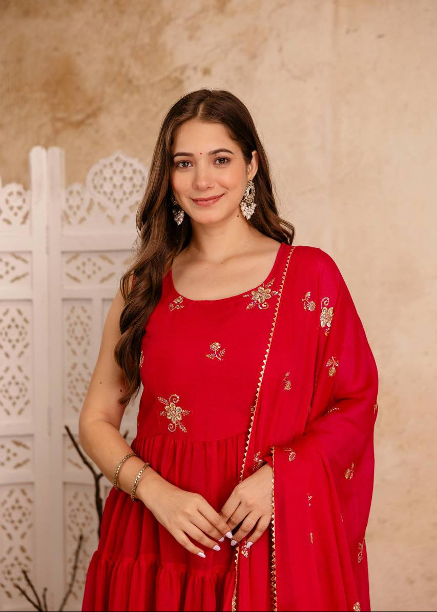 Timeless Grace Star Anarkali Set