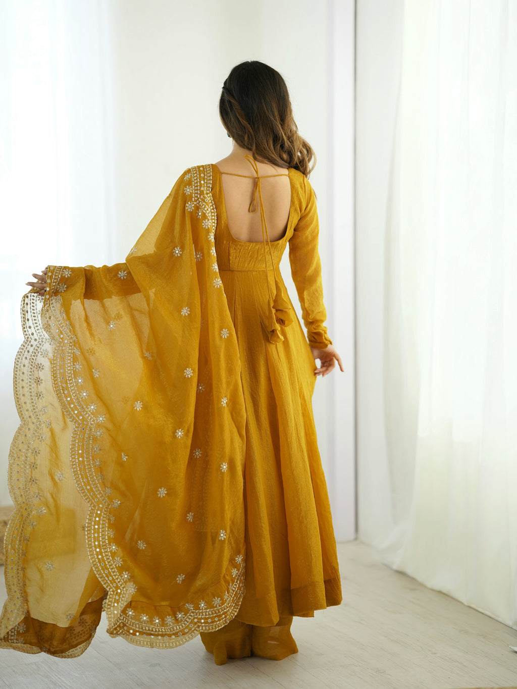 Mystic Glow Sequined Anarkali Set