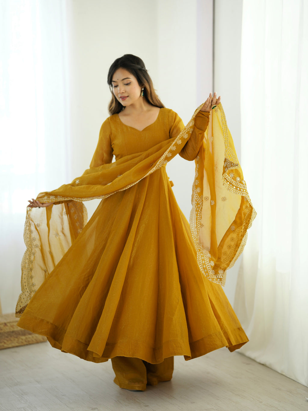 Mystic Glow Sequined Anarkali Set