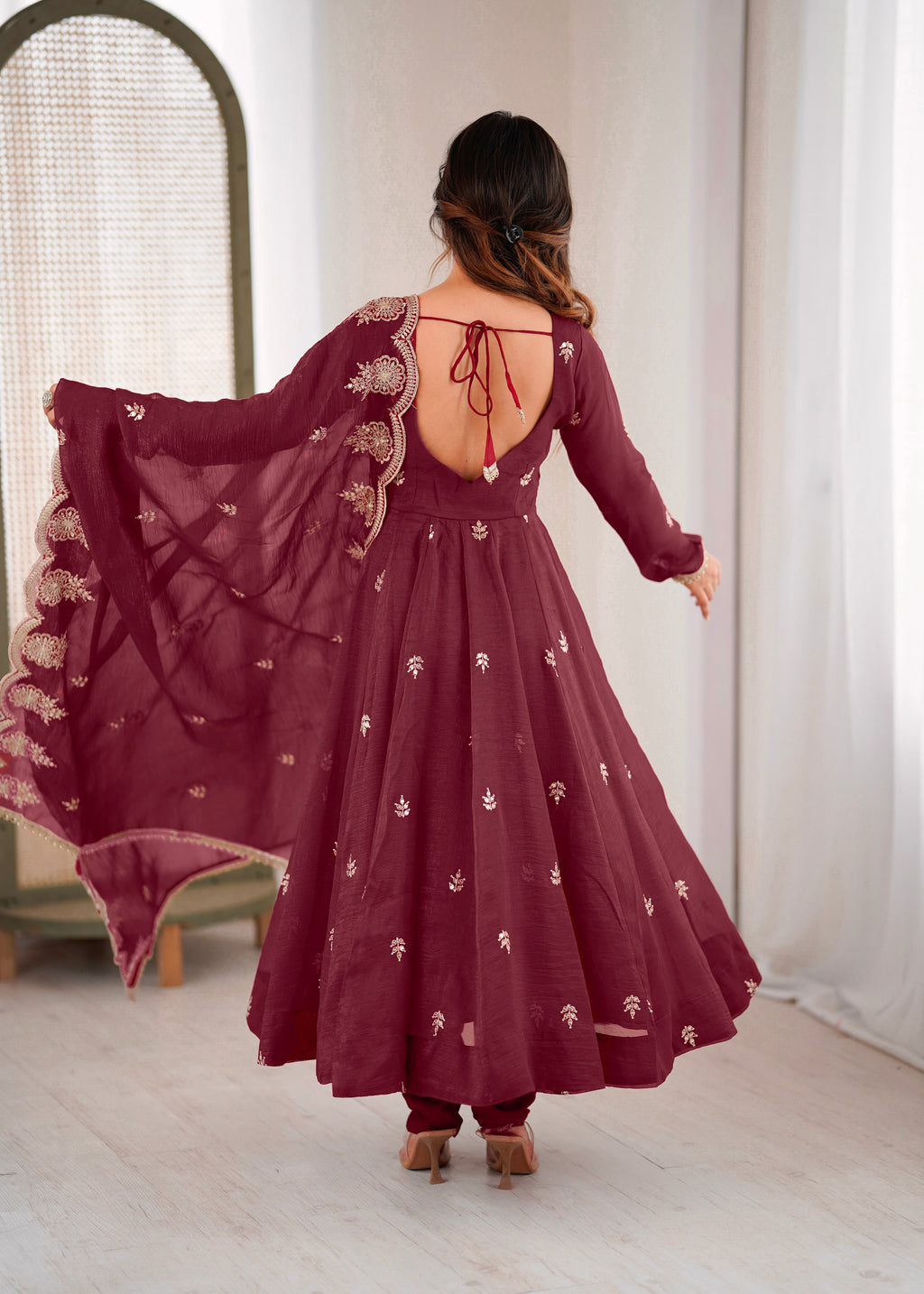 Regal Embroidered Designer Anarkali