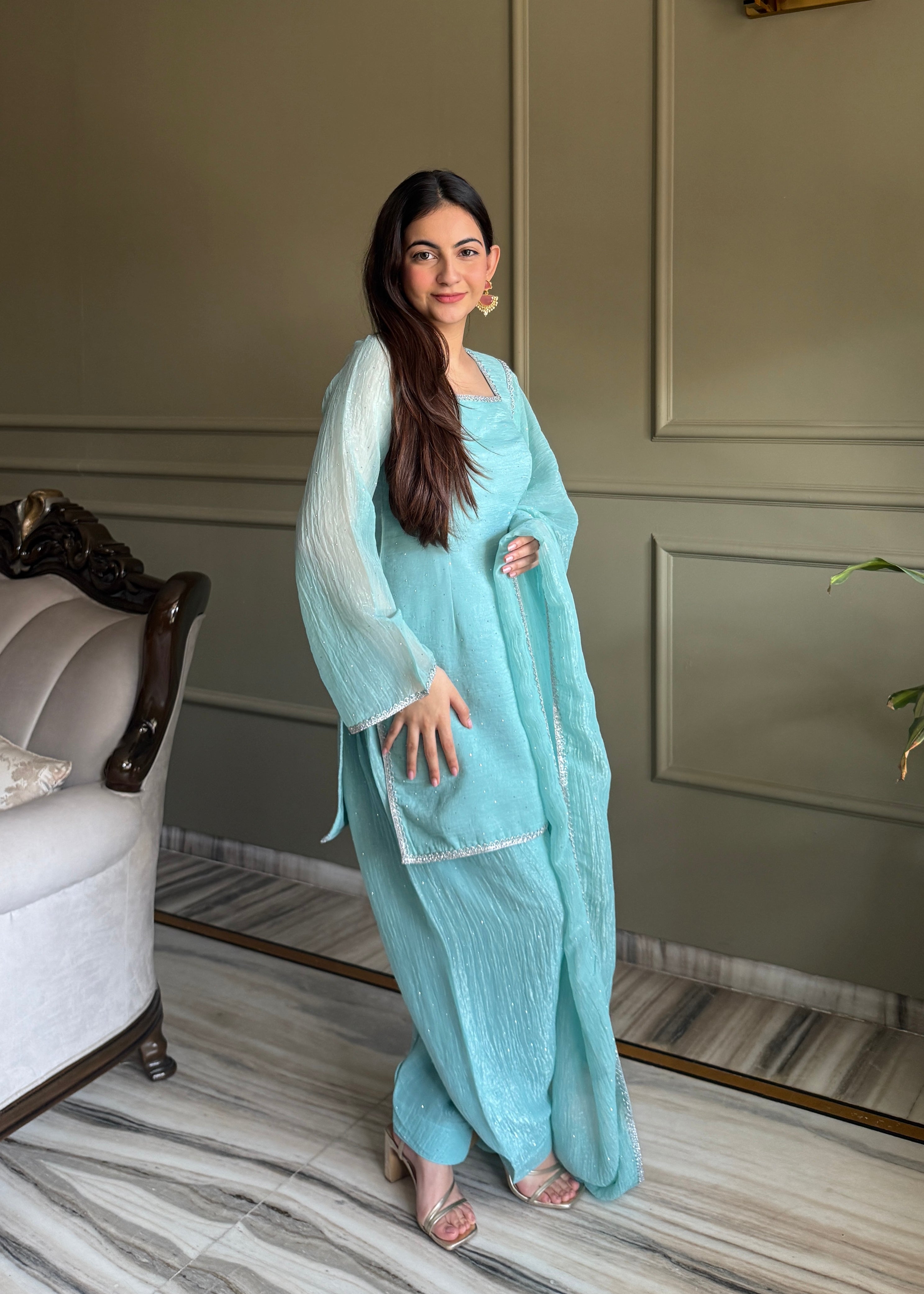 Sky Glow Salwar Suit Set