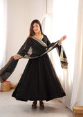 Black Majesty Festive Gown Set