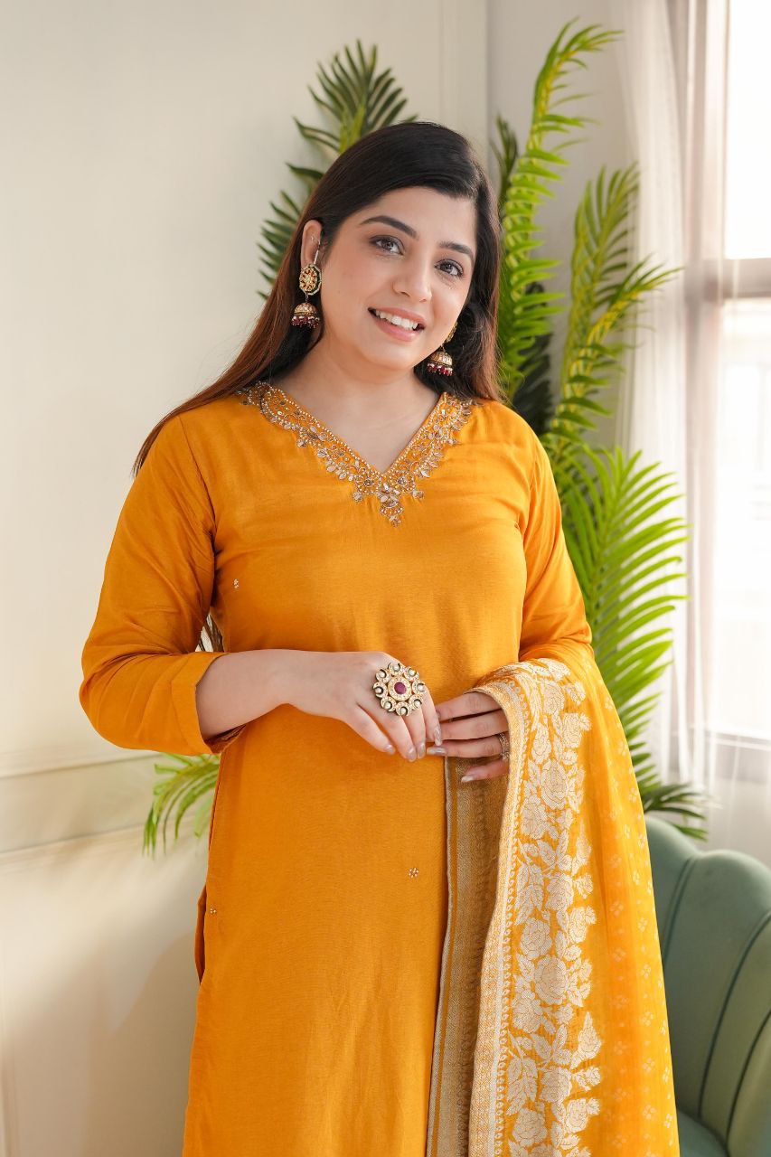 Enchanting rayon flair traditional elegance redefined kurti set