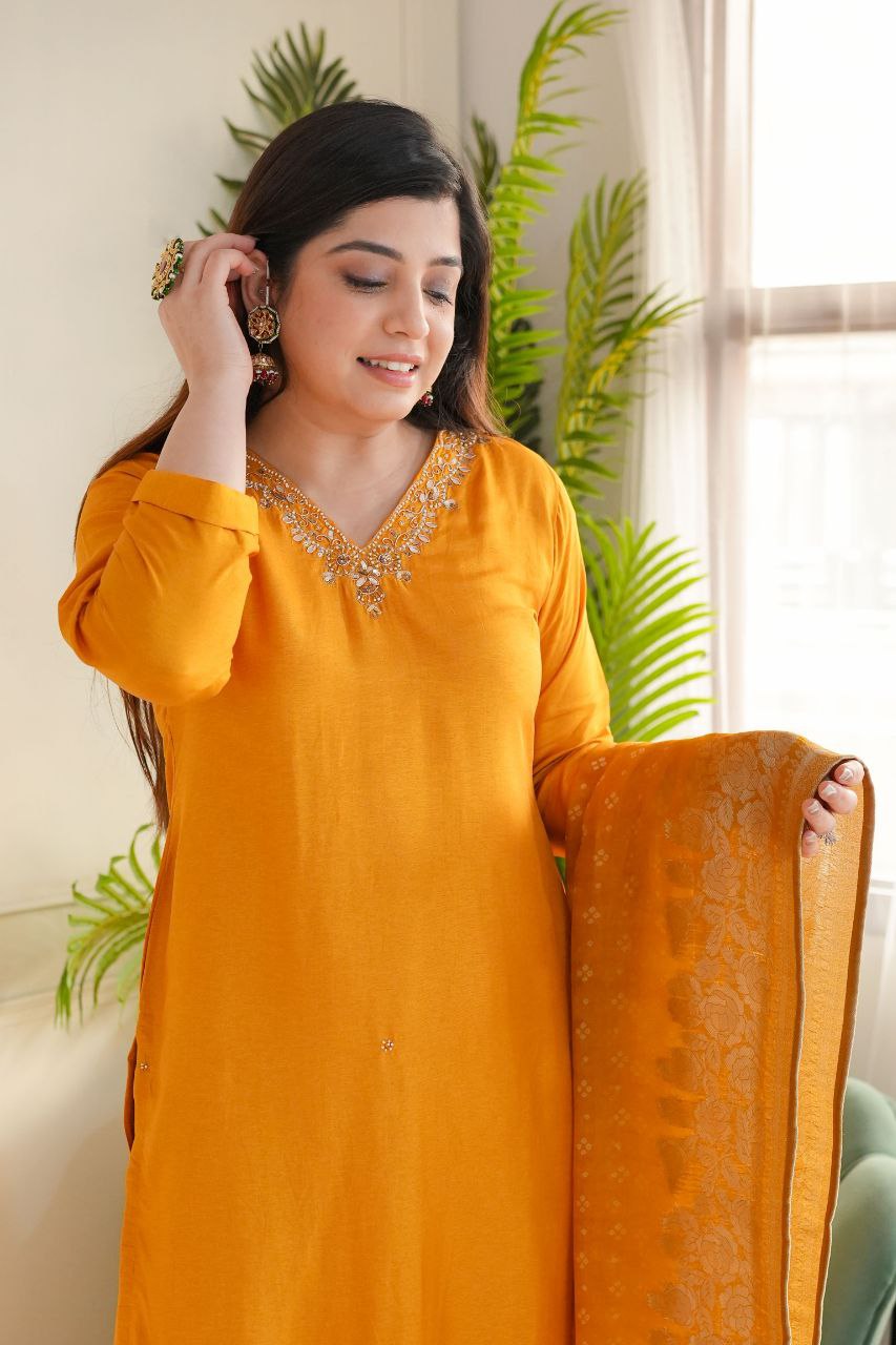 Enchanting rayon flair traditional elegance redefined kurti set
