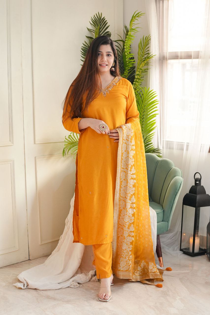 Enchanting rayon flair traditional elegance redefined kurti set