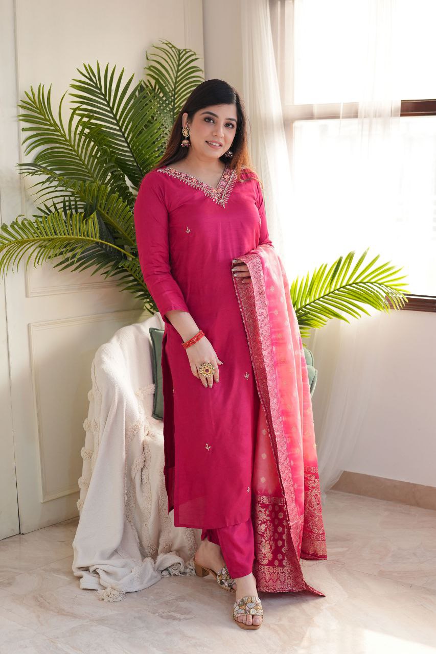 Enchanting rayon traditional elegance unveiled kurta set