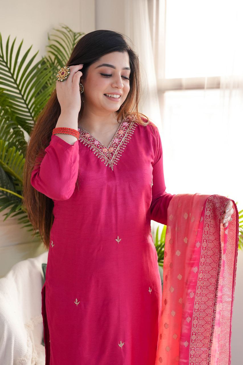 Enchanting rayon traditional elegance unveiled kurta set
