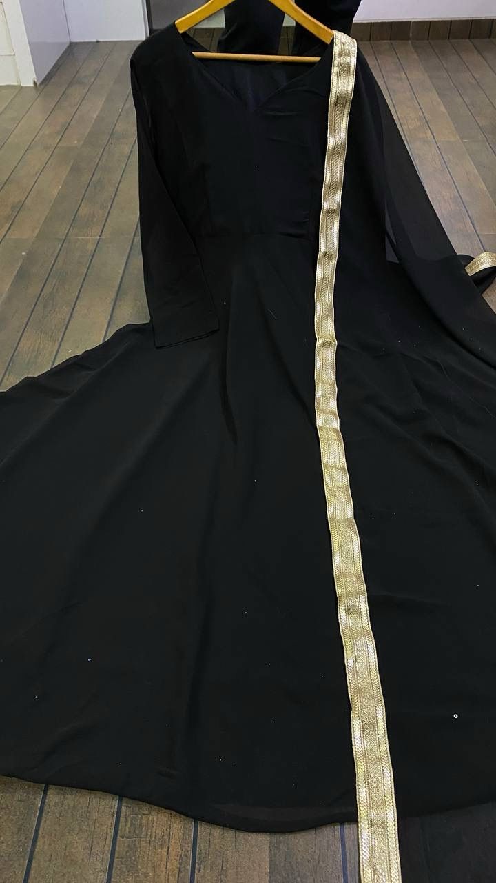 Georgette Anarkali: Elegant Flare for Modern Royalty