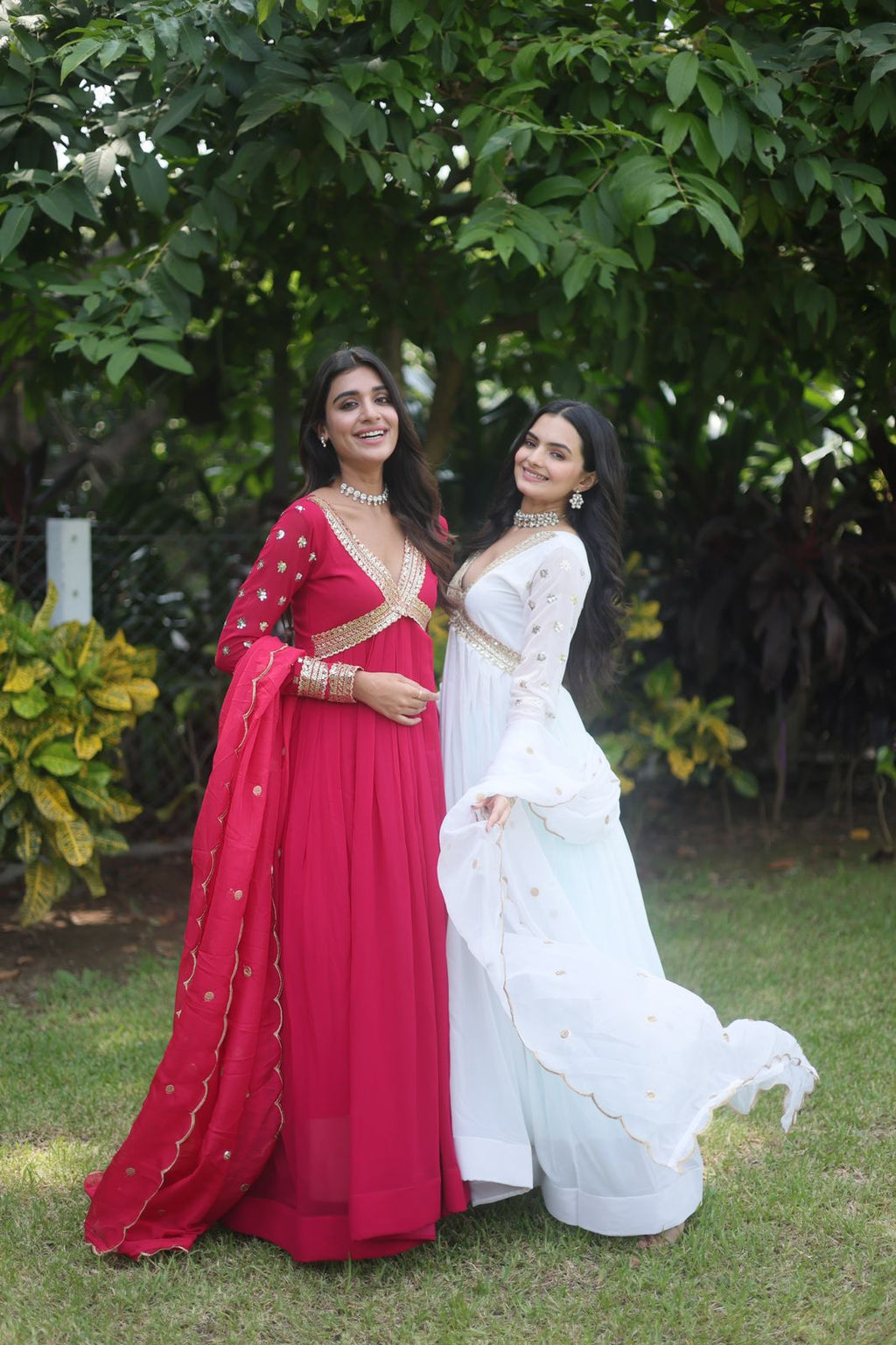 Manorama georgette alia cut anarkali gown set