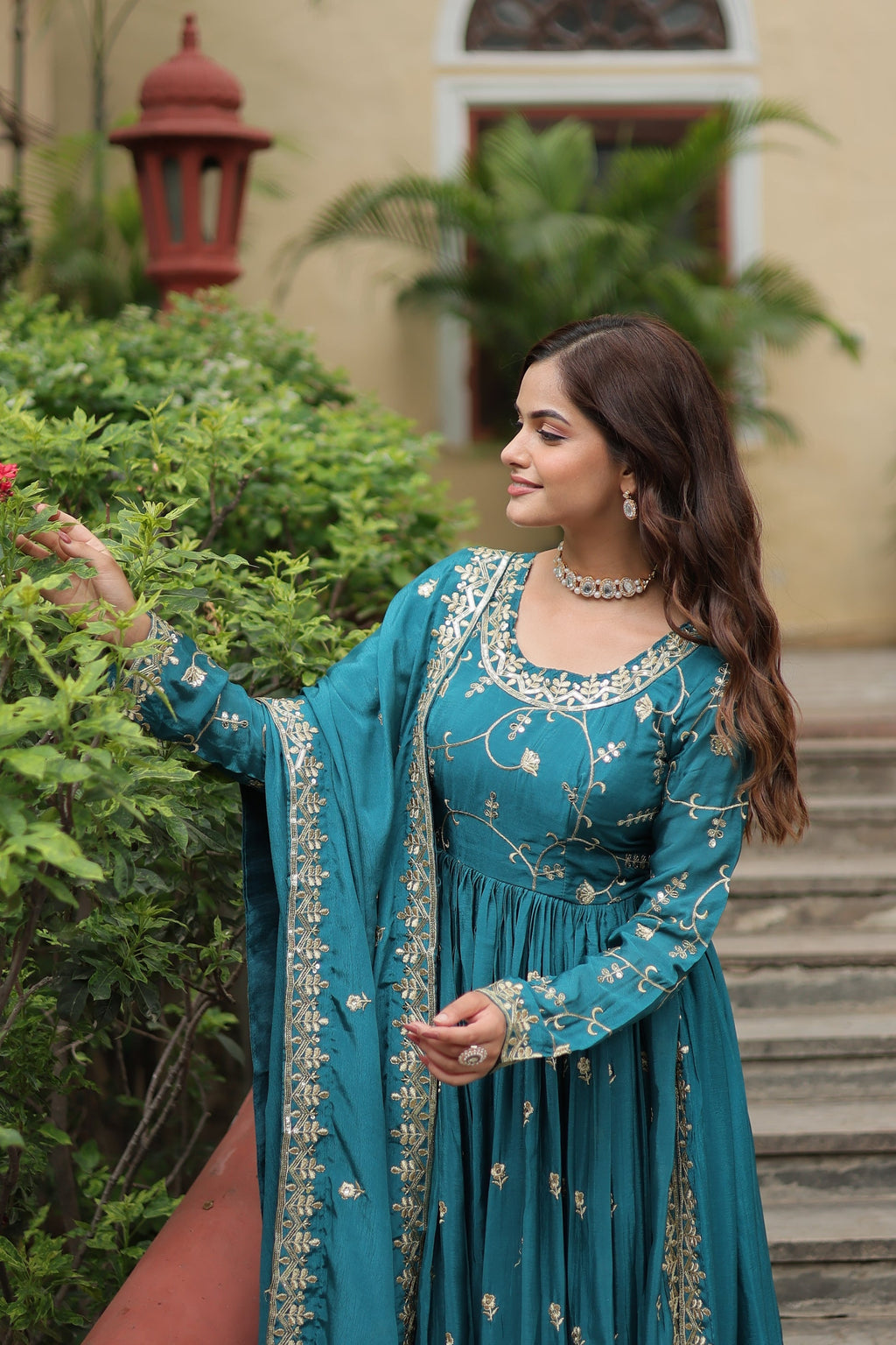 Paridhi Rama georgette embroidered kurti sharara set