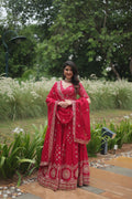 Sudiksha pink Rangoli silk embroidered lehenga set